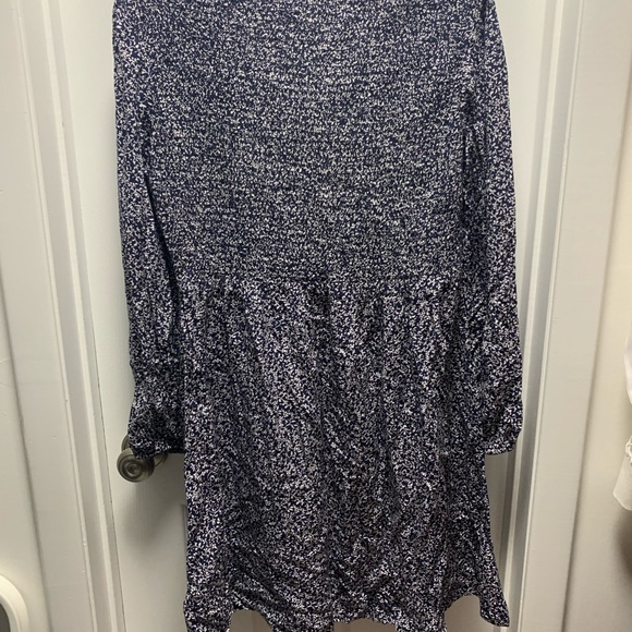 Old Navy blue and white floral midi dress - Picture 3 of 3